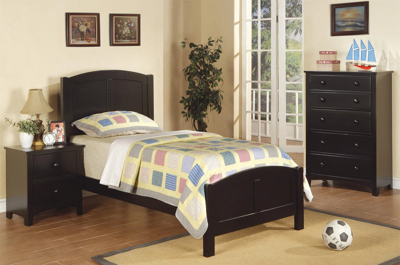 Mcraft Twin Bed in Black