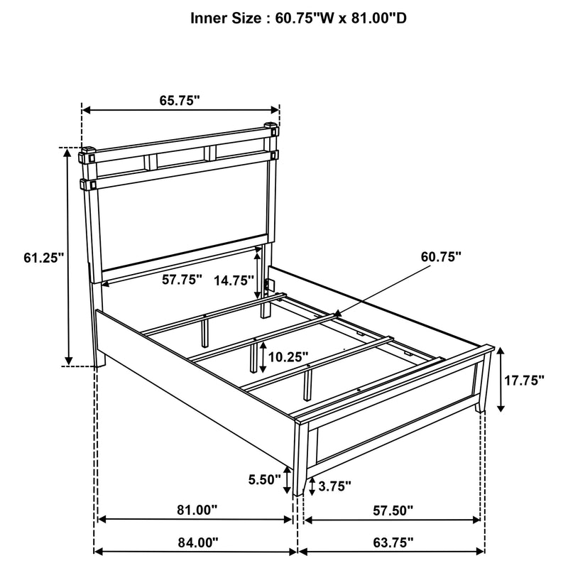 Hazlewood Panel Bed