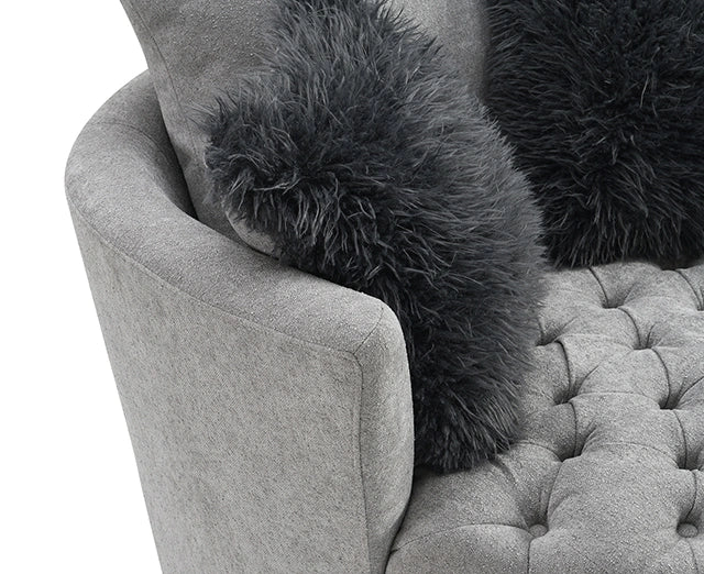 Sofi Button Tufted Swivel Chair