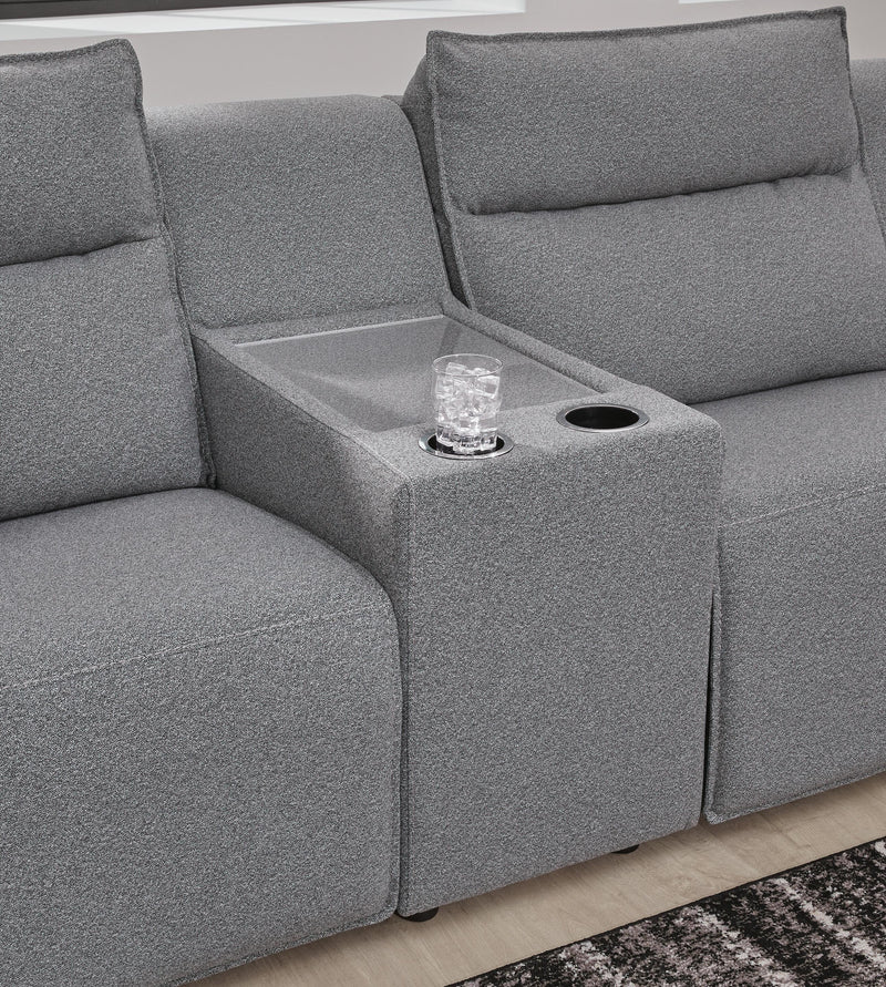 Modmax II Power Reclining Sectional with Chaise and Console
