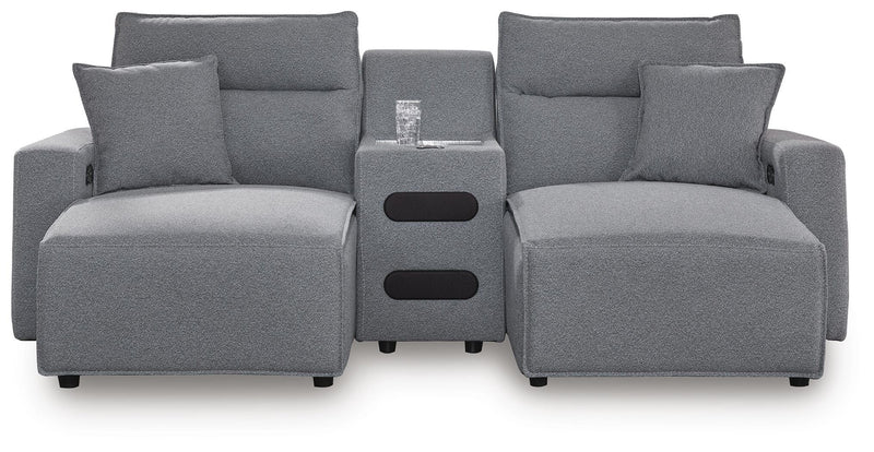 Modmax II Power Reclining Sectional with Chaise and Audio Console