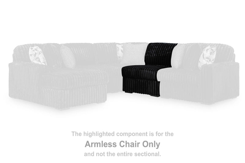 Midnight-Madness Sectional with Chaise