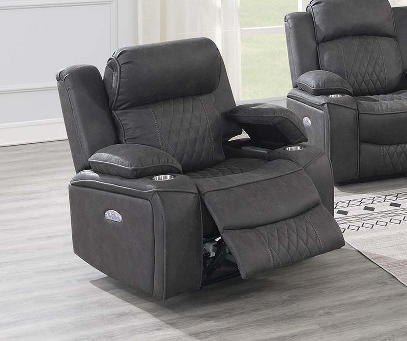 Taiyus Power Recliner in Charcoal