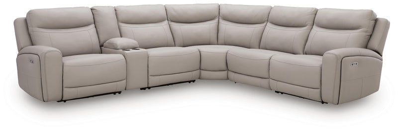 Gravier Power Reclining Sectional with Storage Console