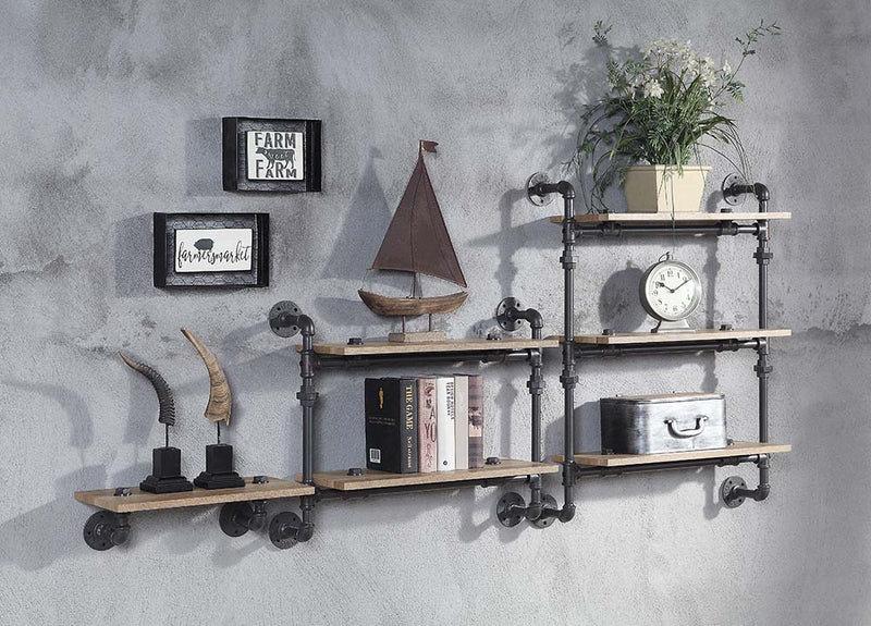 Wall Rack w/2 Shelves