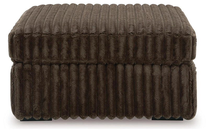 Midnight-Madness Oversized Accent Ottoman