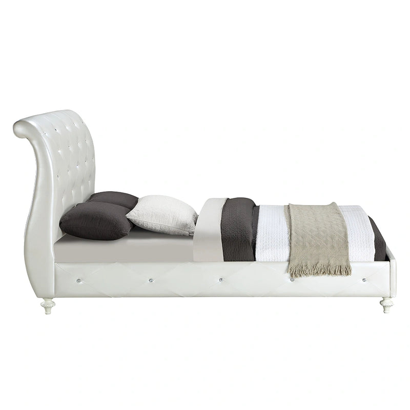 Twin Bed (Padded Sleigh)