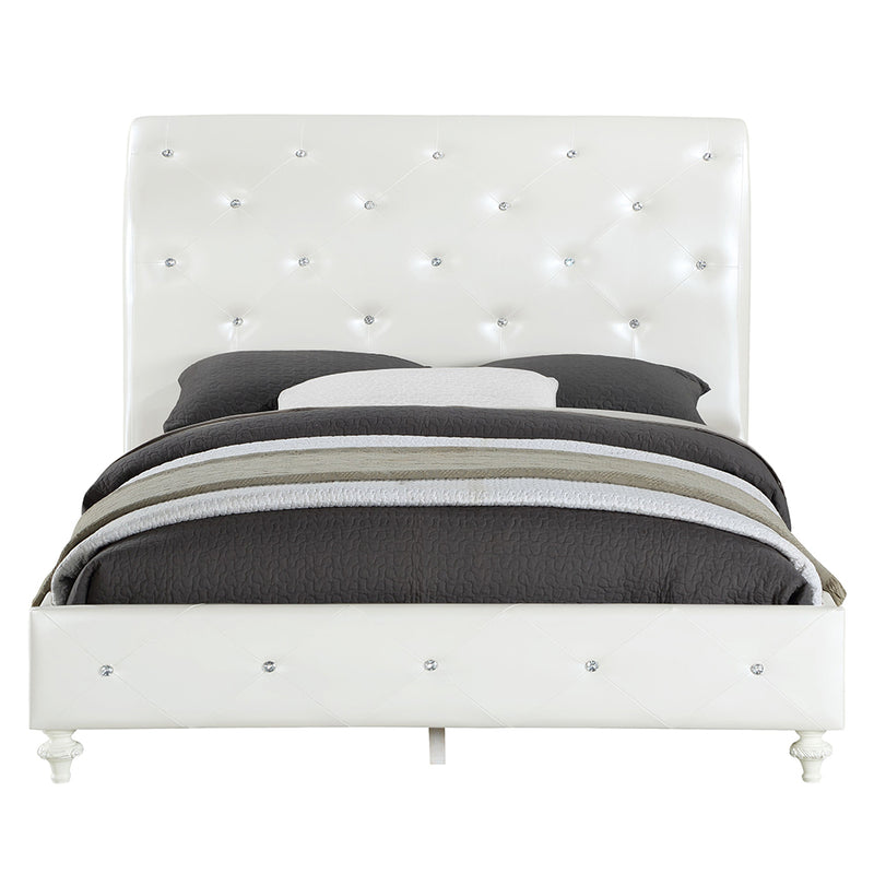 Twin Bed (Padded Sleigh)