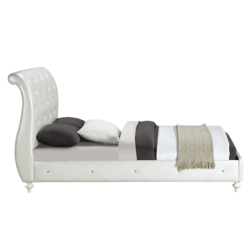 Twin Bed (Padded Sleigh)