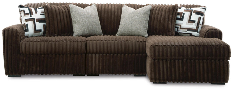 Midnight-Madness Sectional with Chaise