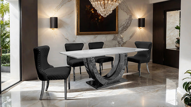 Portanova Silver Chair (2/CTN)