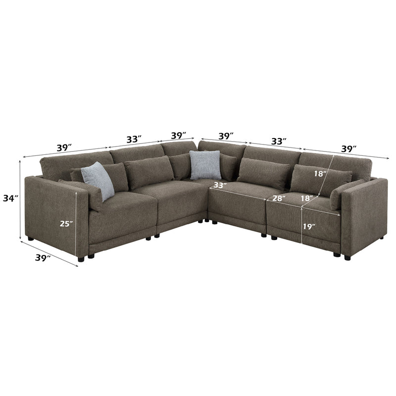 Modular - LF Chair w/3 Pillows