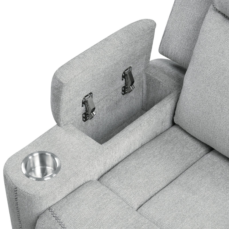 Motion Glider Recliner w/Storage Arm